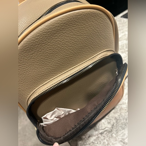 NWOT Peanut Butter Chocolate interior  Backpack - Picture 7 of 8